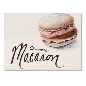 Trademark Fine Art "Caramel Macaron" Canvas Wall Art