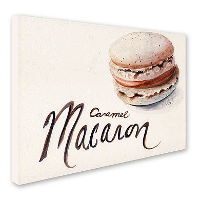 Trademark Fine Art "Caramel Macaron" Canvas Wall Art