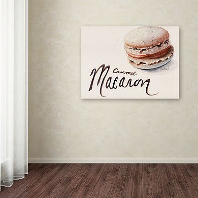 Trademark Fine Art "Caramel Macaron" Canvas Wall Art