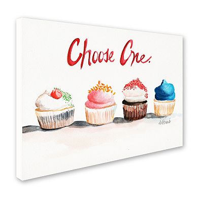 Trademark Fine Art Choose One with Words Canvas Wall Art