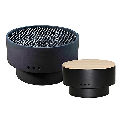 Fire Sense Revolver Convertible Fire Pit
