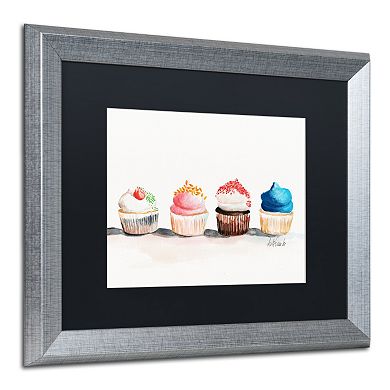 Trademark Fine Art Choose One No Words Silver Finish Framed Wall Art