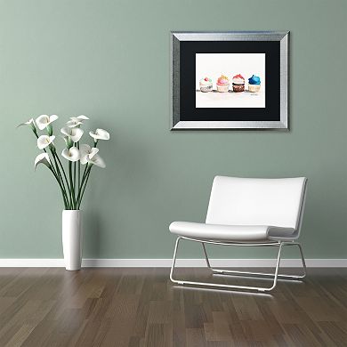 Trademark Fine Art Choose One No Words Silver Finish Framed Wall Art