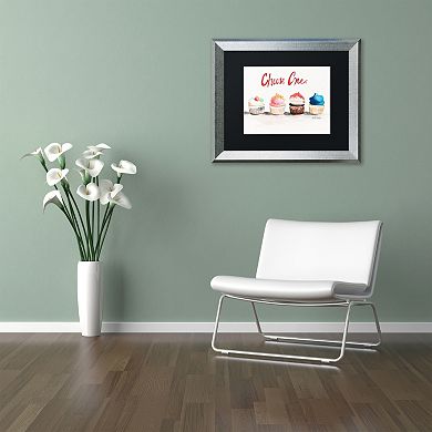 Trademark Fine Art Choose One with Words Silver Finish Framed Wall Art