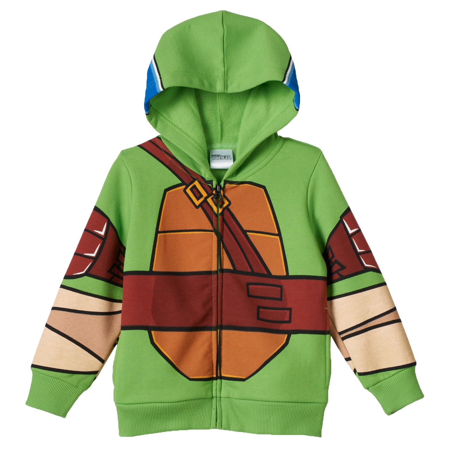 ninja turtle zip up hoodie