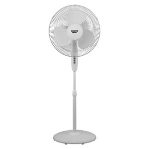 The Sharper Image 16-Inch White Oscillating Stand Fan