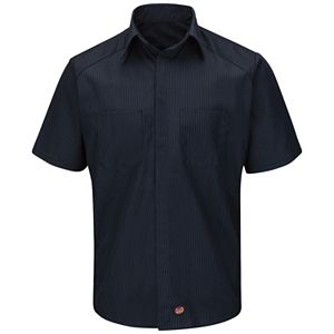 Big & Tall Red Kap Classic-Fit Striped Button-Down Shirt