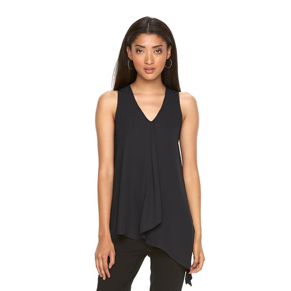 Women's Apt. 9® Asymmetrical Ruffle Tank