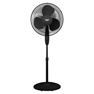 The Sharper Image SF162 Black Oscillating Stand Fan