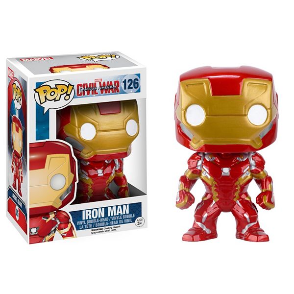 Captain America Civil War Iron Man Vinyl Bobble Head Funko Pop - iron man battle mode roblox