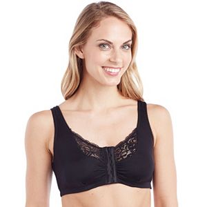 Plus Size Cuddl Duds Bras: Wide Lace Wireless Bralette CD9912042