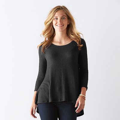 Women s Sonoma Goods For Life Waffle Swing Tee