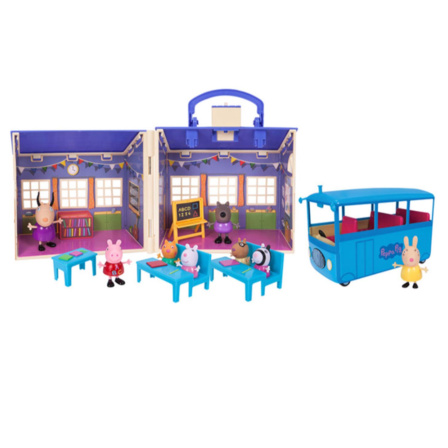 peppa school playset