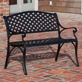 Patio Sense Antiqued Patio Bench