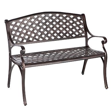 Patio Sense Antiqued Patio Bench