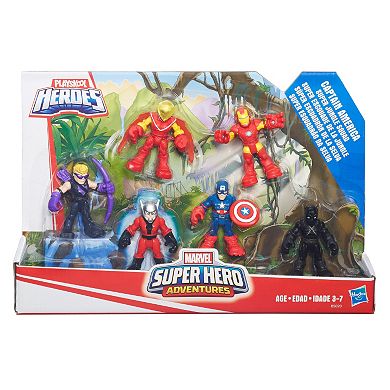 Playskool Heroes Marvel Super Hero Adventures Captain America Super Jungle Squad Pack by Hasbro