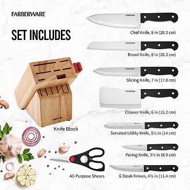 Farberware Edgekeeper 14-pc. Knife Block Set