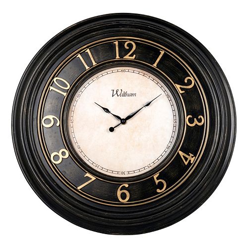 Waltham Distressed Wall Clock