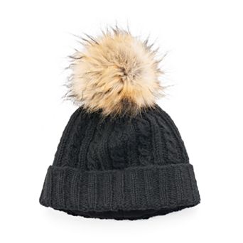 Women's SIJJL Cable-Knit Wool Beanie