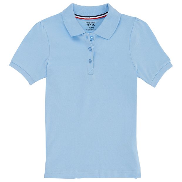 Girls 4 20 Plus Size French Toast School Uniform Stretch Pique