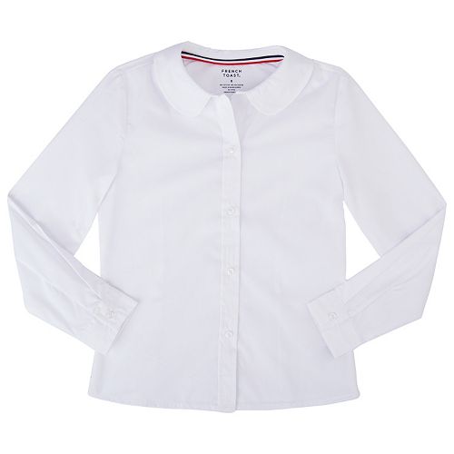 Girls 420 & Plus Size French Toast School Uniform Peter Pan Collar Blouse
