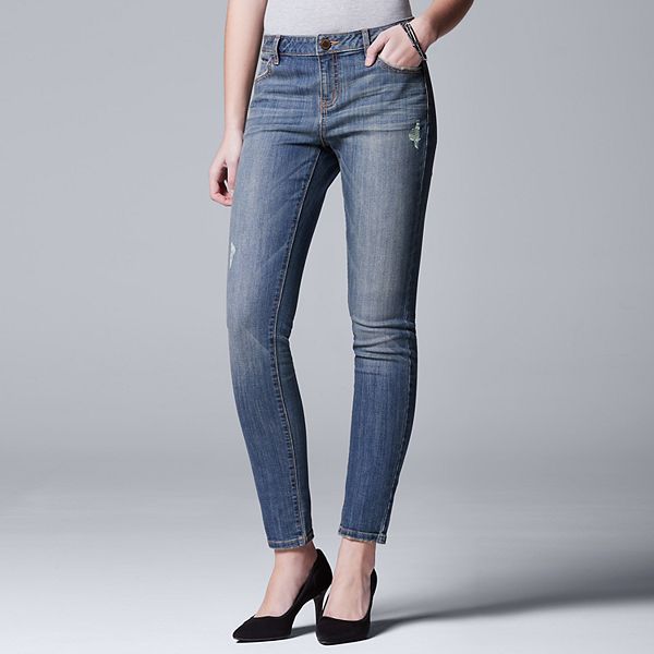Women's Simply Vera Vera Wang Slimming Skinny Jeans
