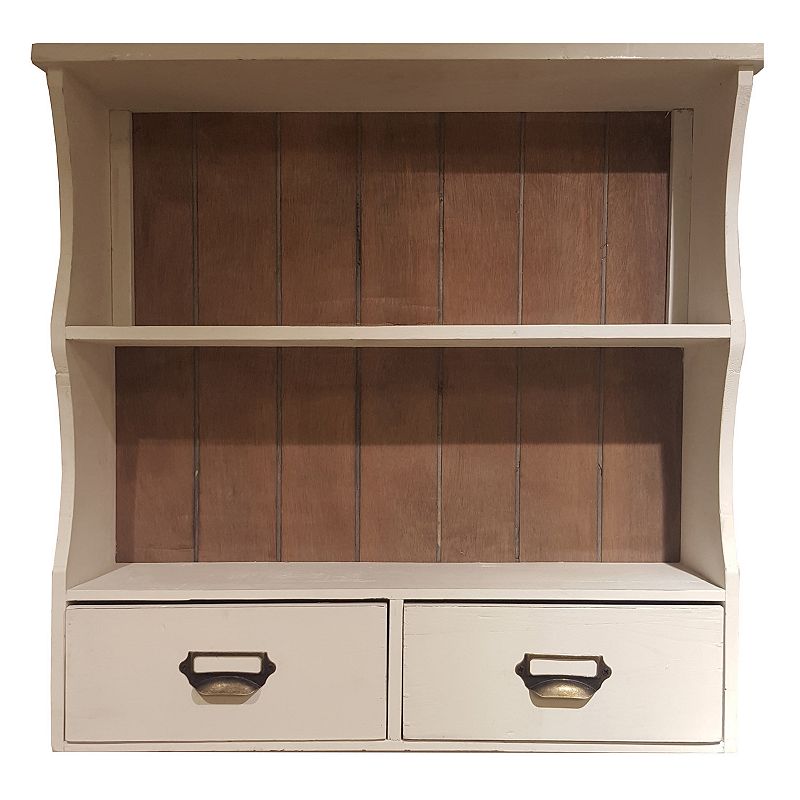 Sheffield Home 2Shelf Wall White Shop Your Way Online