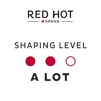 Red Hot by Spanx Luxe & Lean Scalloped Girl Short 10077R