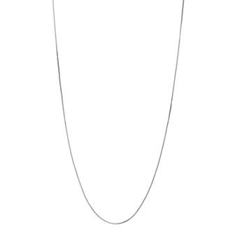 PRIMROSE Sterling Silver Box Chain Necklace - 18 in
