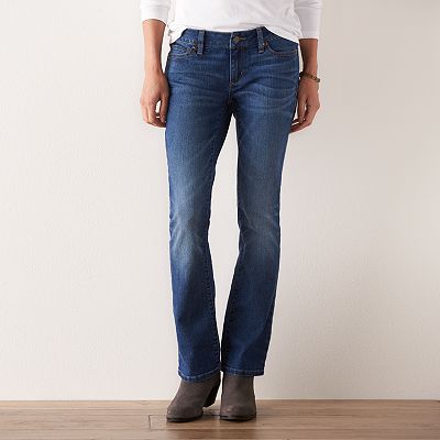 Petite Sonoma Goods For Life Slim Fit Bootcut Jeans