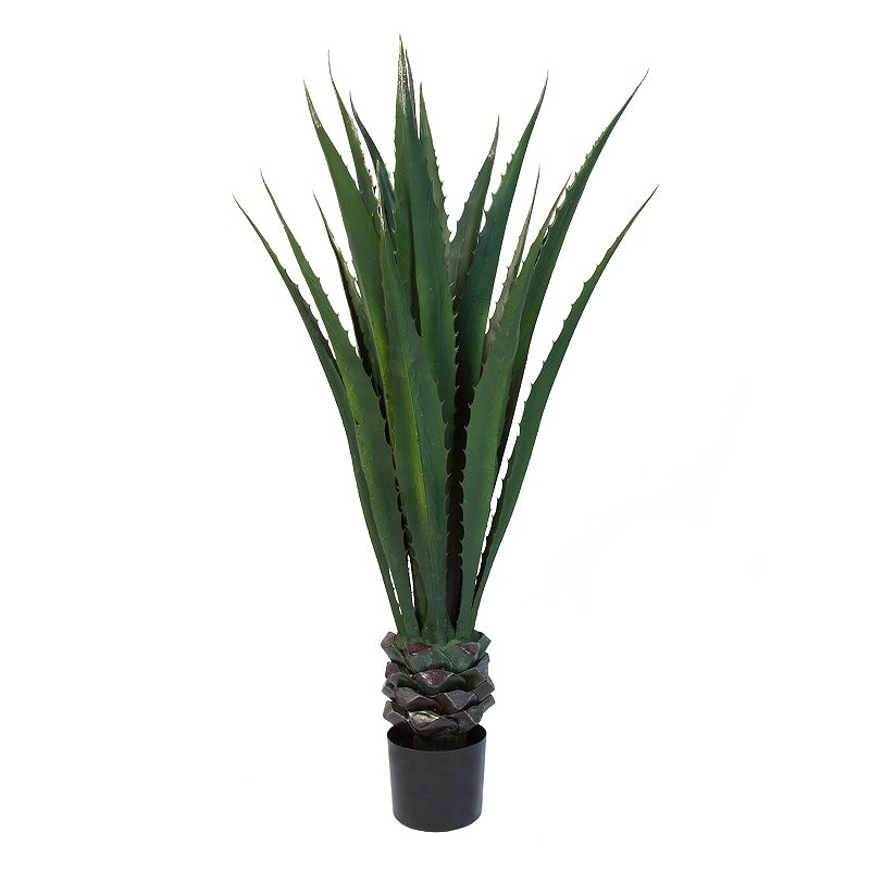 Navarro 52 Giant Agave Artificial Floor Plant, Green