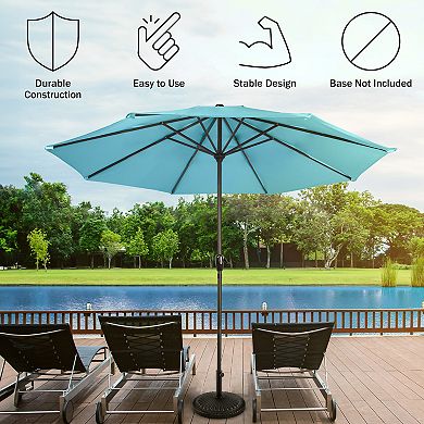 Navarro 9-ft. Outdoor Auto Crank Umbrella