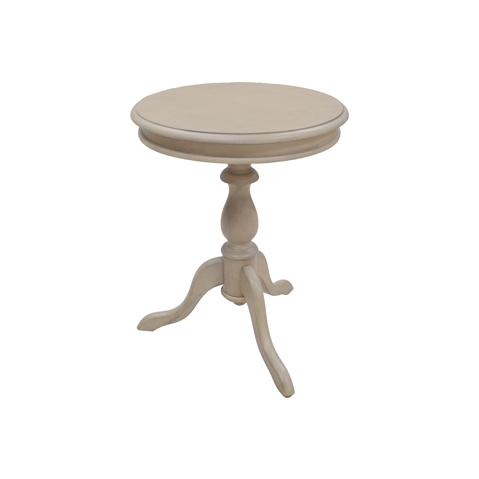 Carolina Living Gilda End Table, Weathered Gray