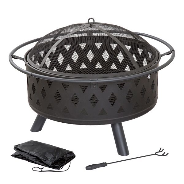 Navarro 32" Crossweave Fire Pit