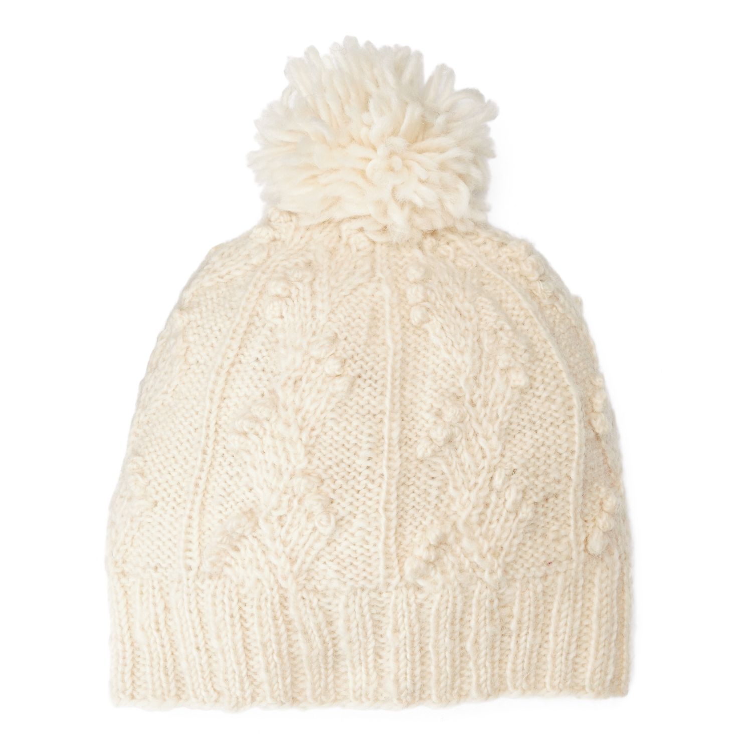 ugg cable knit pom beanie