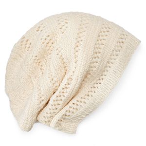 Women's SIJJL Wool Oversized Knit Beanie