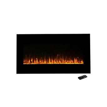 The Northwest 36" LED Fire & Ice Electric Fireplace & Remote