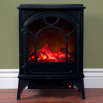The Northwest Free Standing Classic Electric Log Fireplace