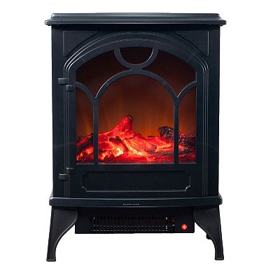 Northwest Free Standing Classic Electric Log Fireplace