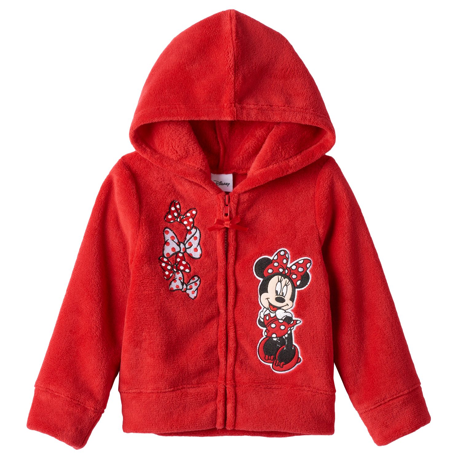 minnie mouse zip up hoodie toddler