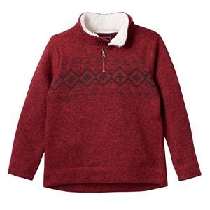 Boys 4-7x SONOMA Goods for Life™ Fleece-Lined Fairisle Pullover Sweater