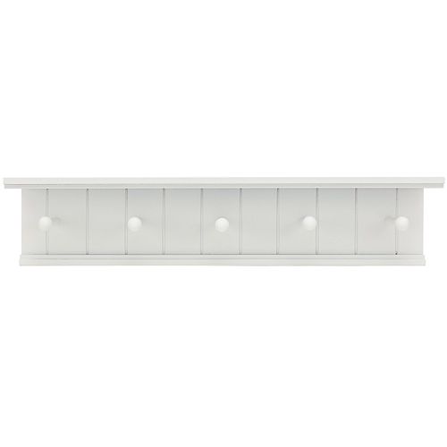 Nexxt Kian 5-Hook Wall Shelf