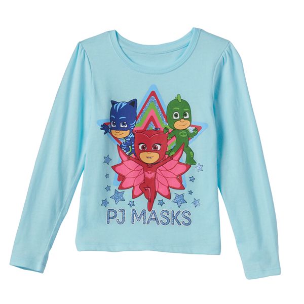 PJ Masks Girls T-Shirt Blue 