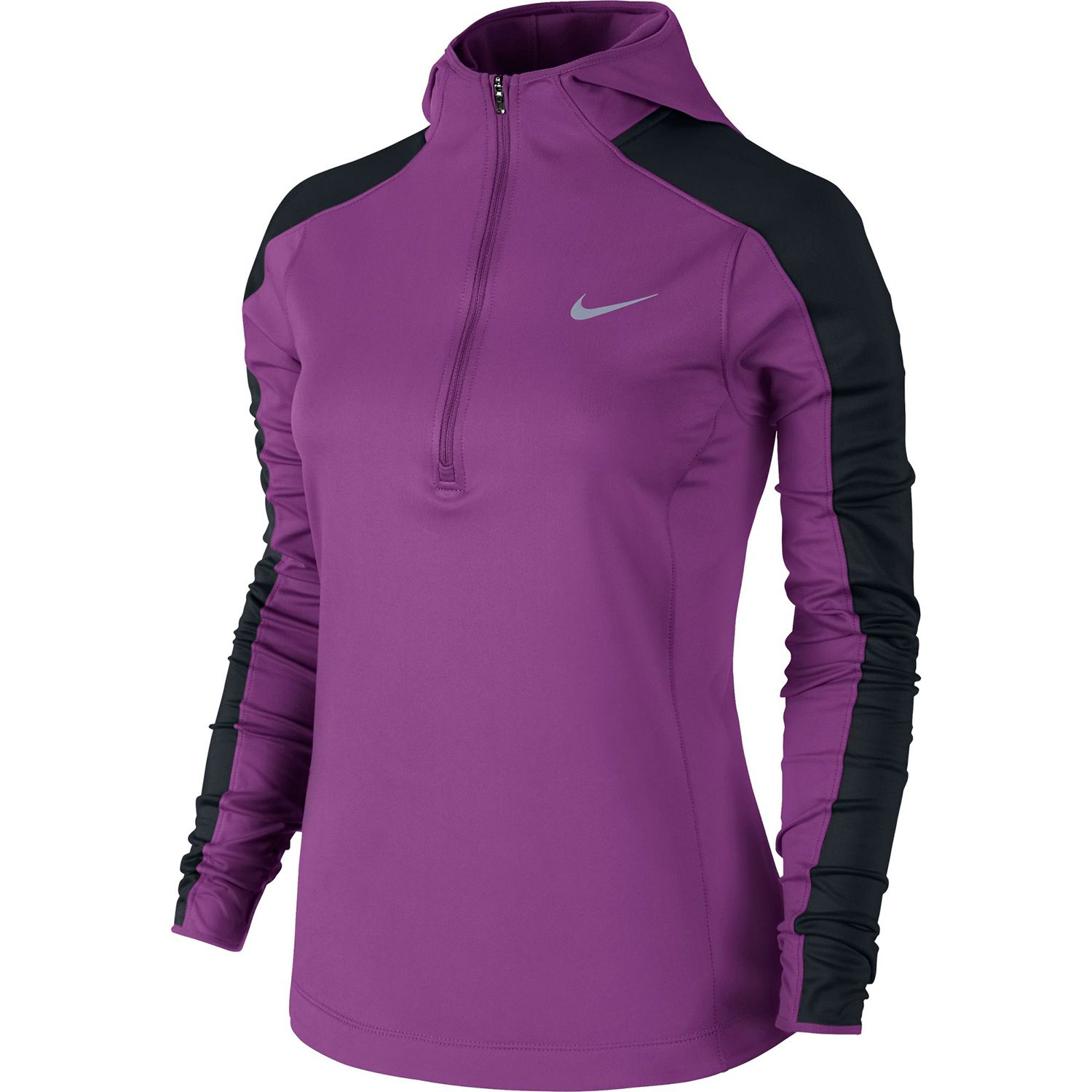 nike running dri fit quarter zip