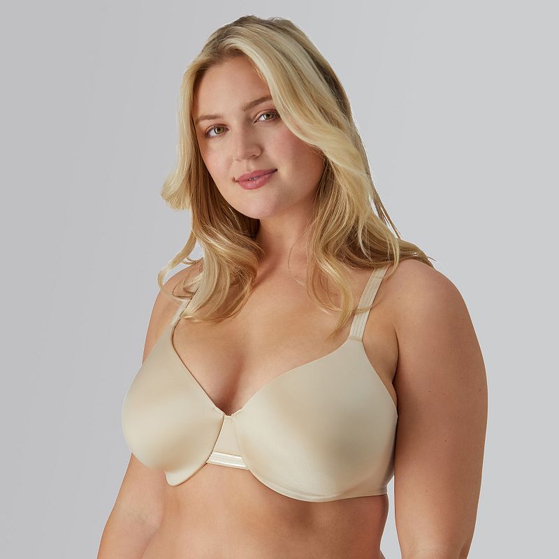 Bali One Smooth U Smoothing & Concealing Underwire Bra DF3W11, Women's, Size: 38 D, Soft Brown