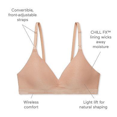 Warners Play It Cool® Stay Cool and Dry Wireless Lift Comfort Bra RN3281A