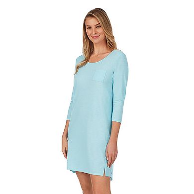 Women’s Cuddl Duds® Essentials 3/4 Sleeve Sleepshirt