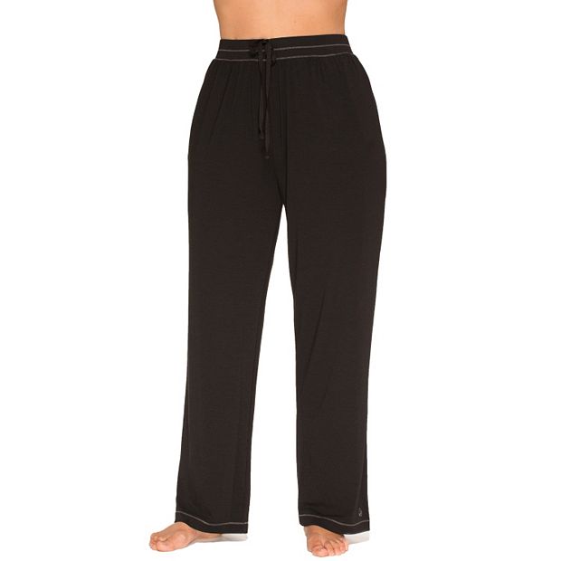 Cuddl Duds Gray Pajama Pants for Women