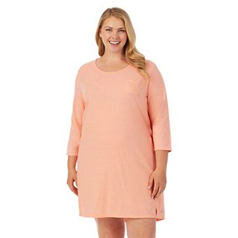 Plus Size Cuddl Duds® Essentials 3/4 Sleeve Sleepshirt