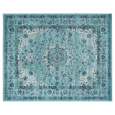 Safavieh Evoke Jayme Distressed Framed Floral Rug